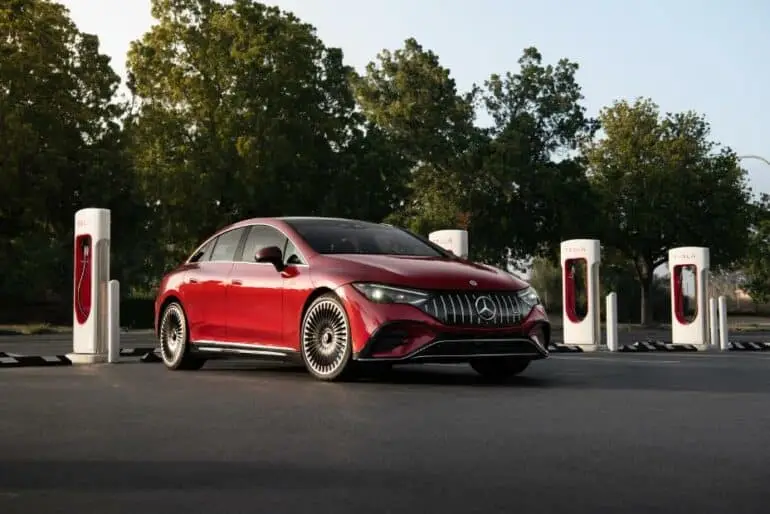 Mercedes Benz Embraces Tesla S Ev Charging Standard Mercedes Benz Of