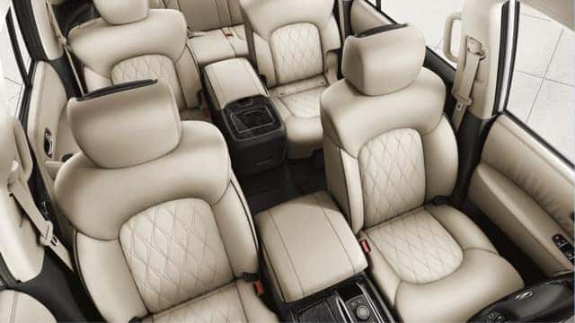 The spacious interior of the 2022 Nissan Armada