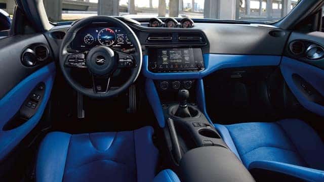 The elegant interior of the 2023 Nissan Z
