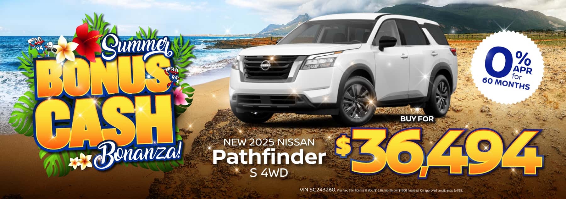 2024 Nissan Pathfinder Special | 94 Nissan of South Holland