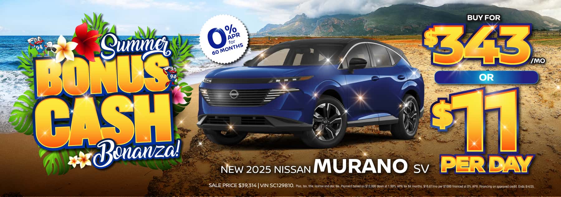 2025 Nissan Murano Special | 94 Nissan of South Holland