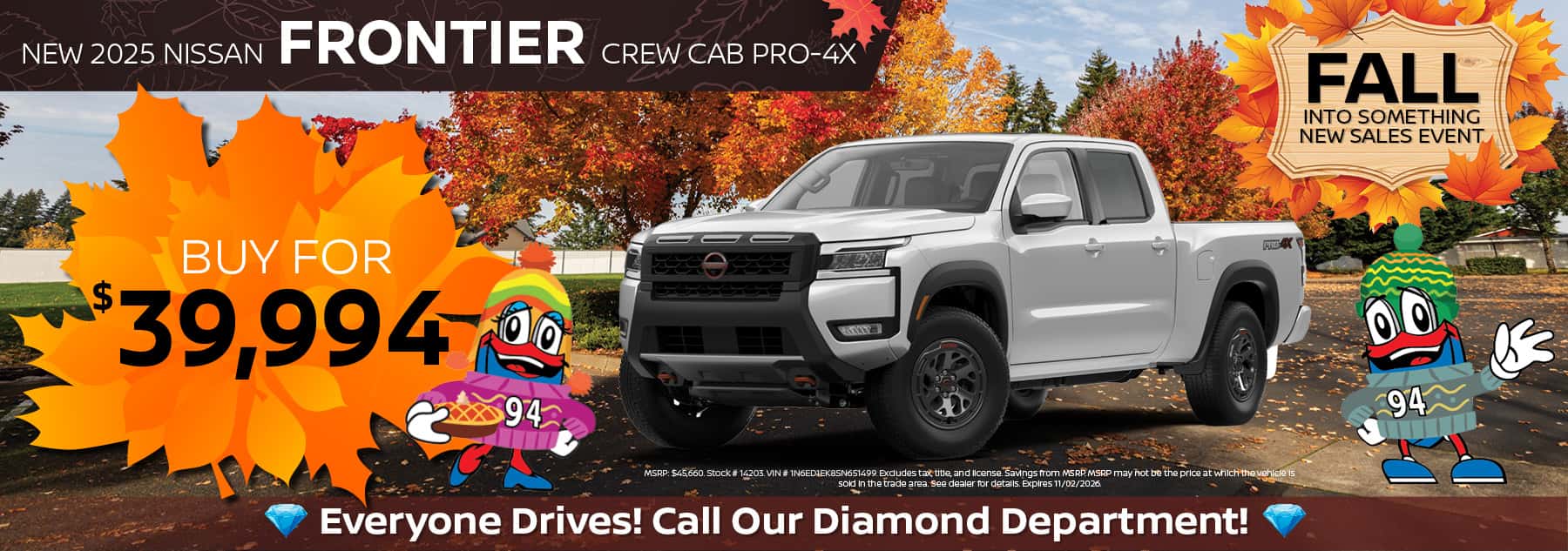 2025 Nissan Frontier Buy for $39,994 | 94 Nissan of South Holland