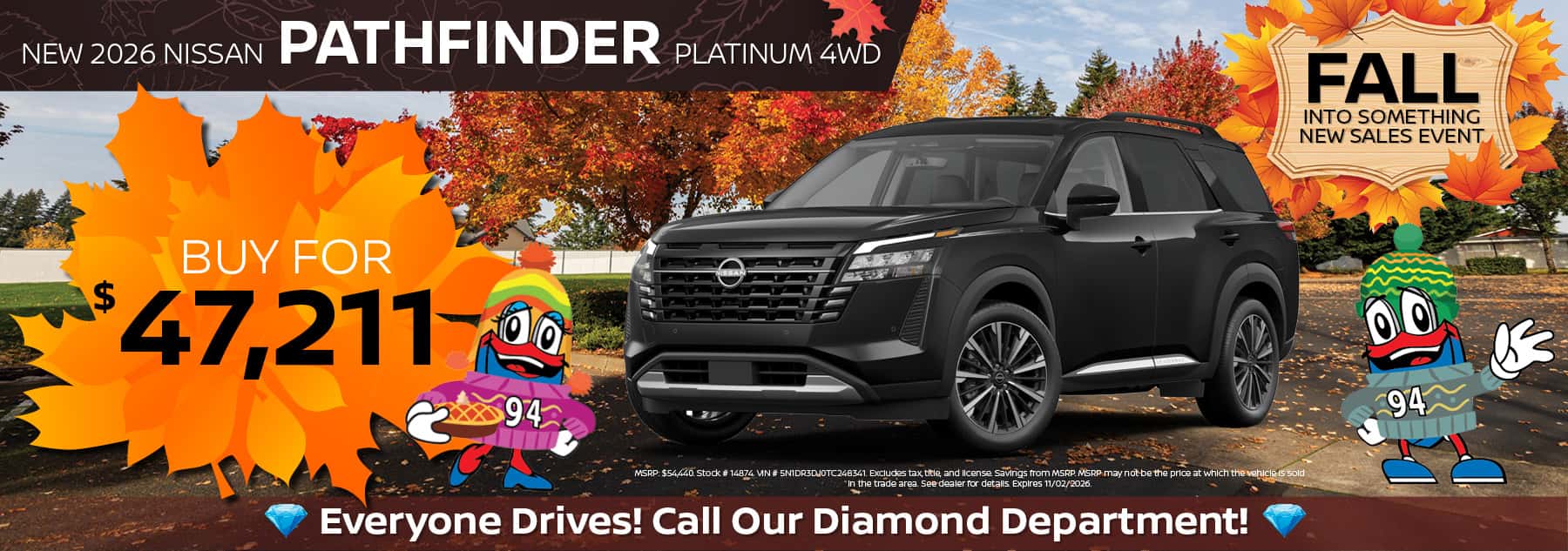 2026 Nissan Pathfinder Buy for $47,211 | 94 Nissan of South Holland
