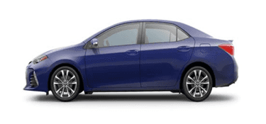 2019 Toyota Corolla blue crush metallic