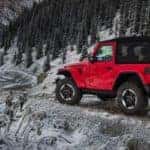 2019 Jeep Wrangler in the Mountains