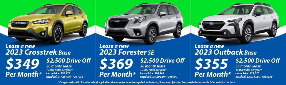 Subaru Lease Specials