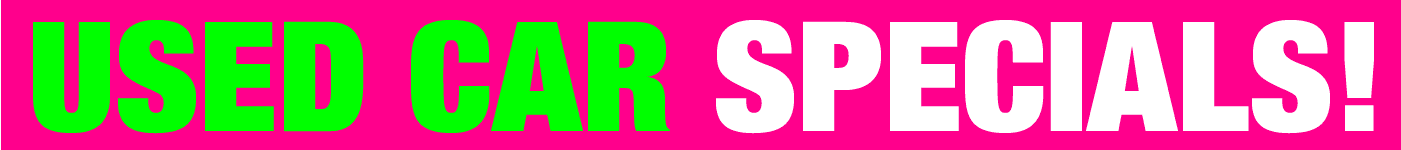 Spring Sale! - Used Car Specials!
