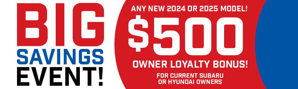 Big Sales Event on new vehicles