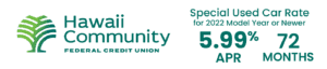 Hawaii Community Federal Credit Union Rate
