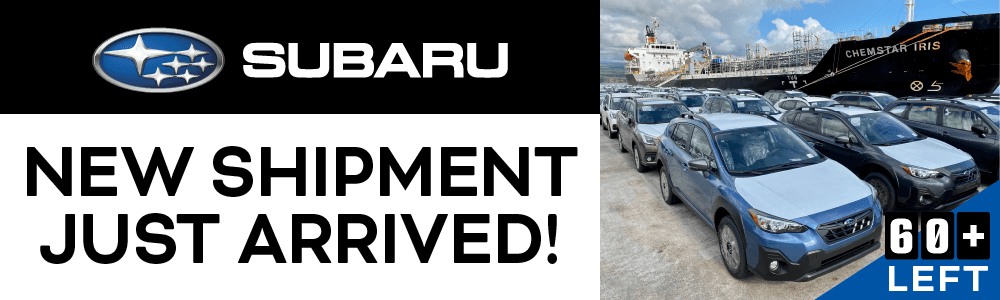 New Subaru Shipment!