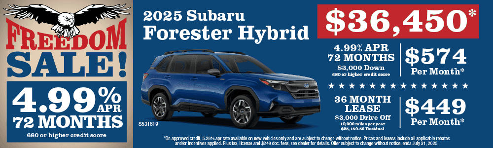2025 Forester Hybrid