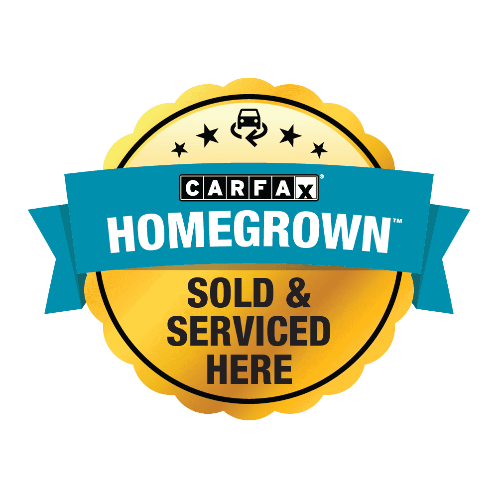 CARFAX Homegrown badge for vehicles sold new and consistently serviced at the same dealership