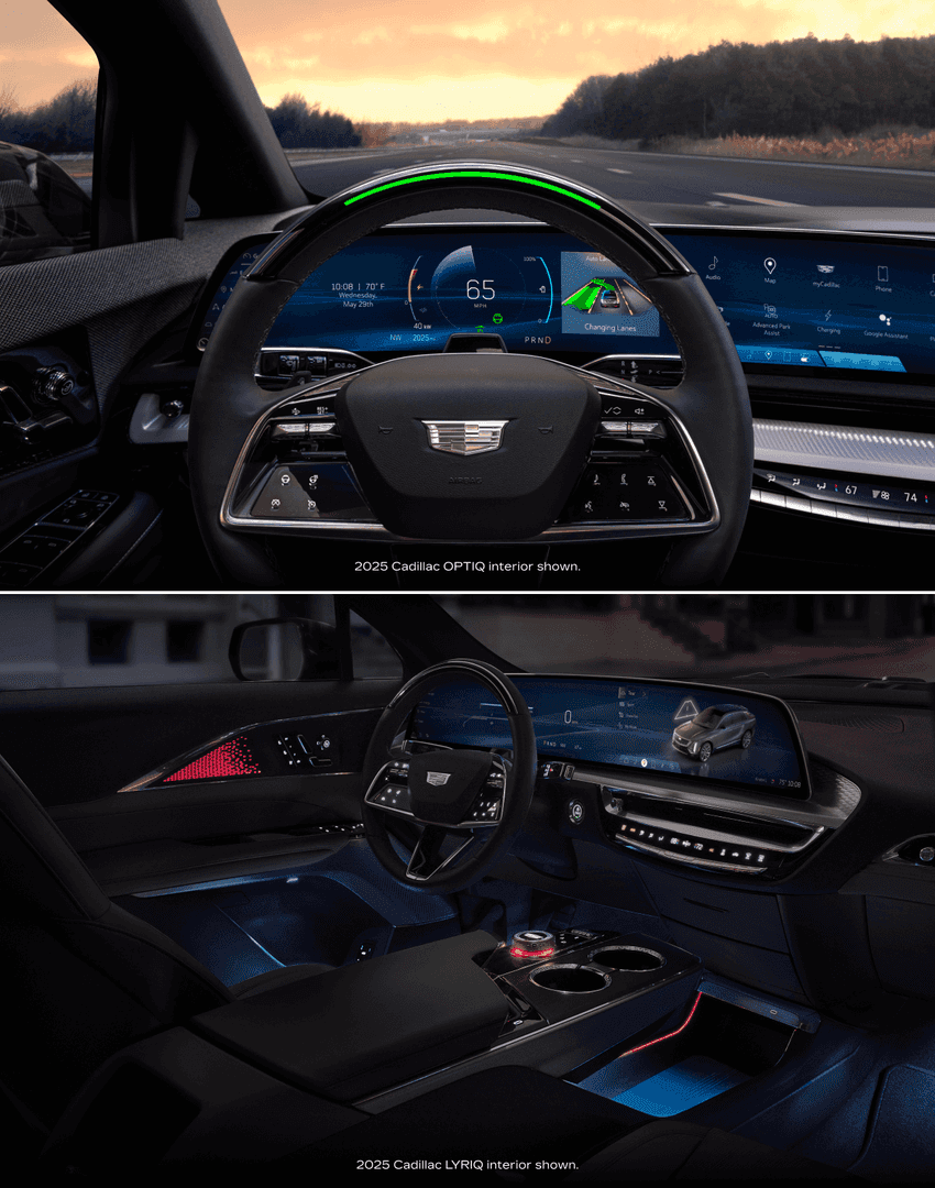 2025 Cadillac OPTIQ vs 2025 Cadillac LYRIQ