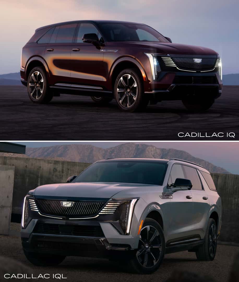 Cadillac IQ vs Cadillac IQL front comparison