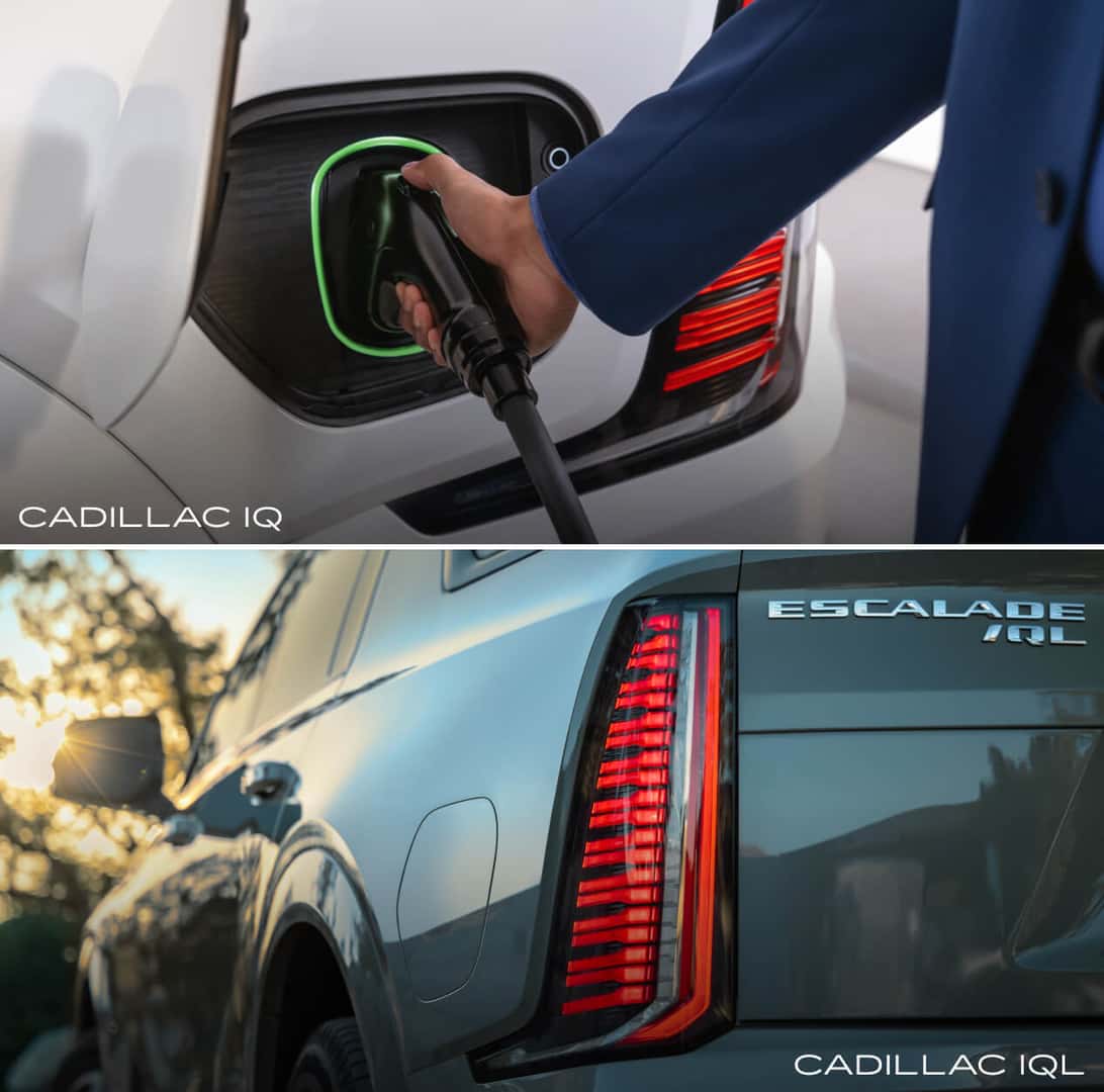 Escalade IQ vs. Escalade IQL Charging Port comparison
