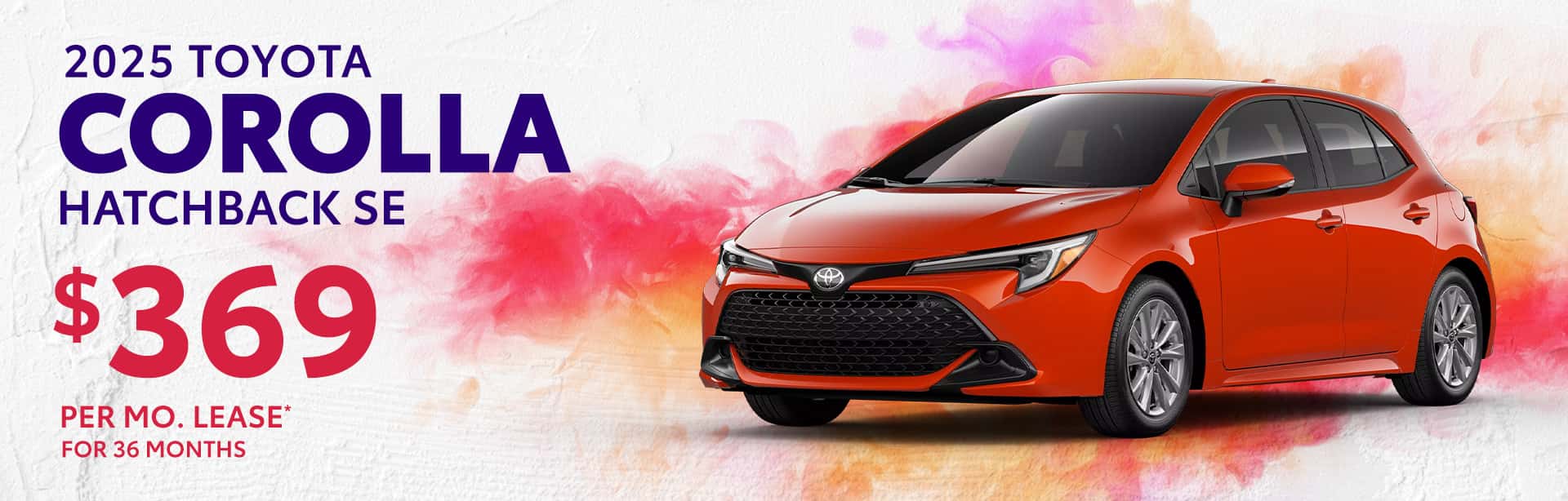 Lease Offer on a new Toyota Corolla Hatchback near Greenwood, Indiana