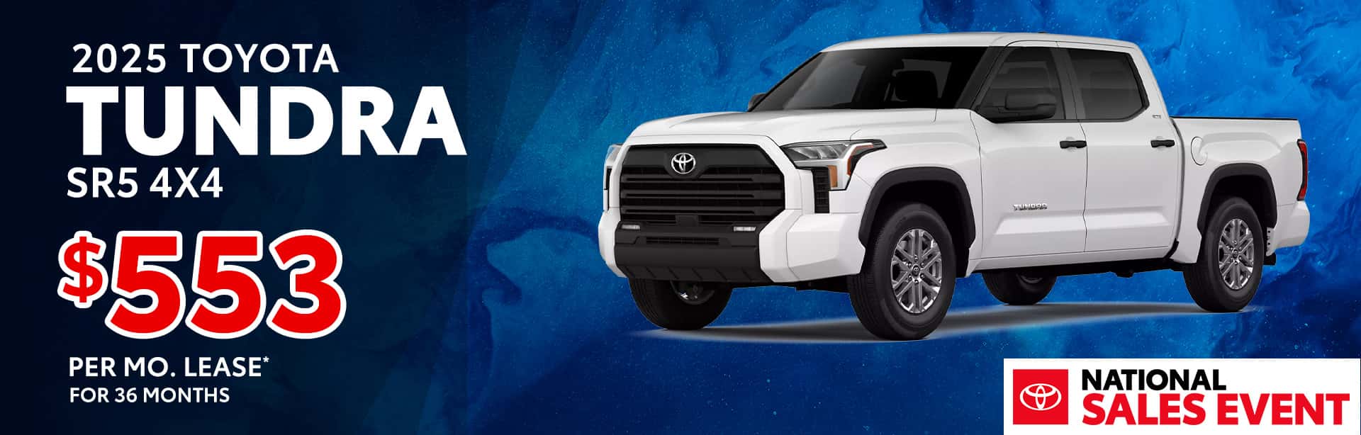 Best Lease offer on a new 2025 Toyota Tundra near Taylorsville, IN