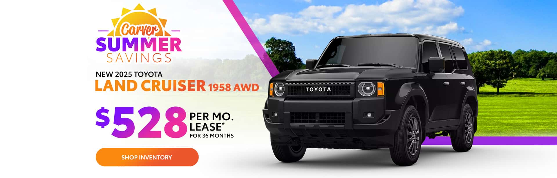 Best lease offer on a new 2025 Toyota Land Cruiser near Shelbyville, Indiana
