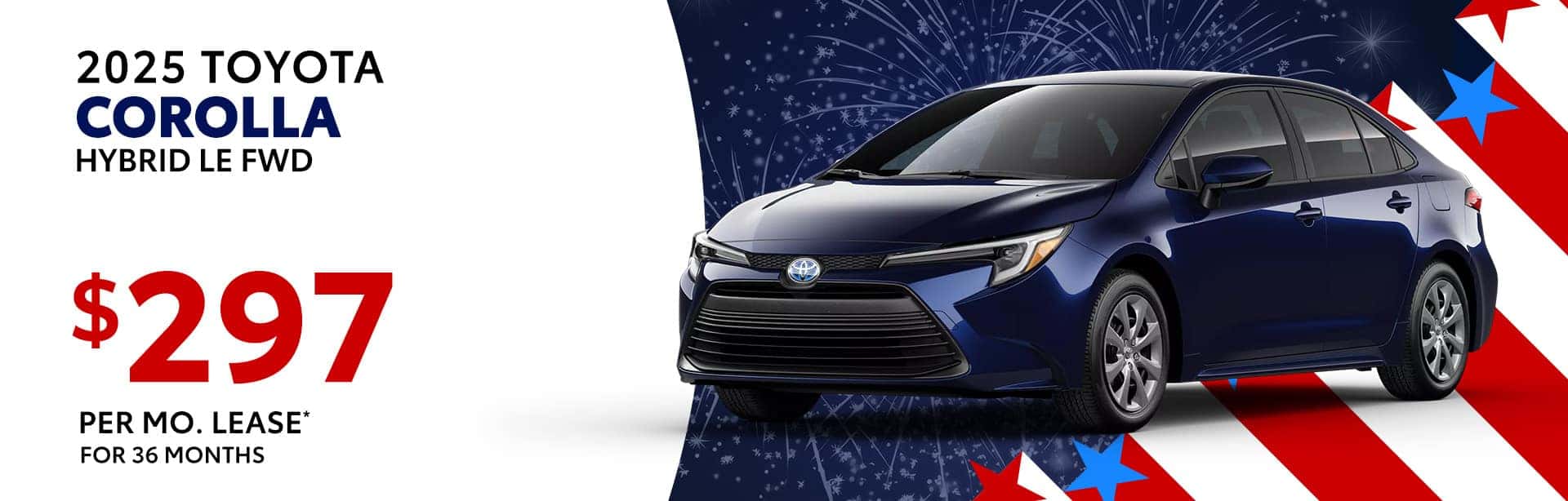 Lease Offer on a new Toyota Corolla near Greenwood, Indiana