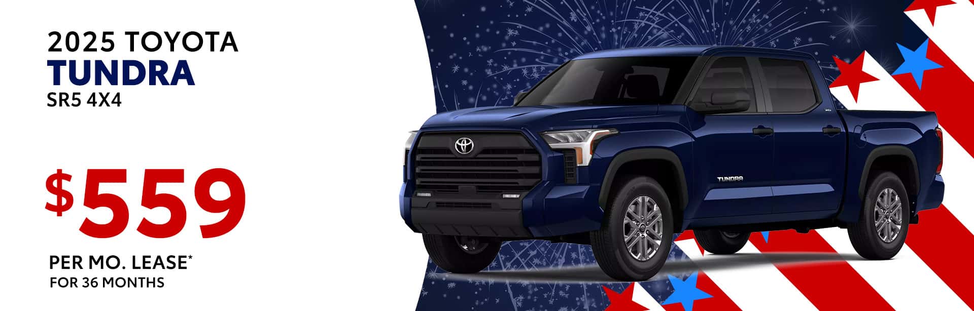 Best Lease offer on a new 2025 Toyota Tundra near Taylorsville, IN
