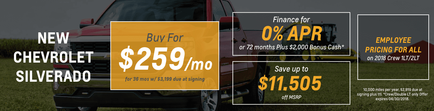 April Silverado 2 2018 April Silverado 2 2018