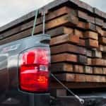 Chevy Silverado Hauling Lumber