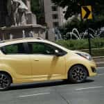 Yellow Chevy Hatchback