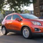 2016 Chevy Trax on road