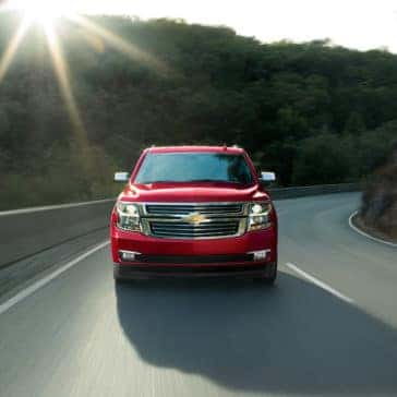 2018 Chevrolet Tahoe red front