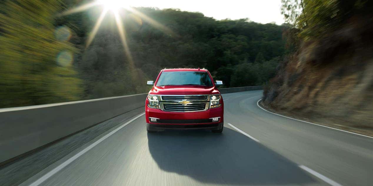 2018 Chevrolet Tahoe red front