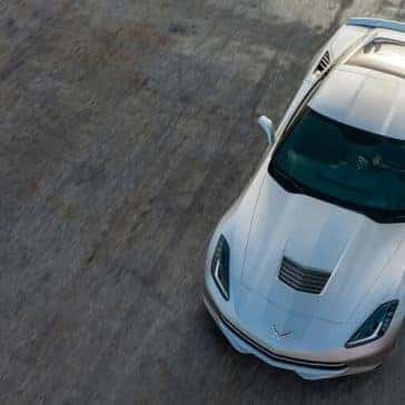 2018 Chevy Corvette Exterior View from above