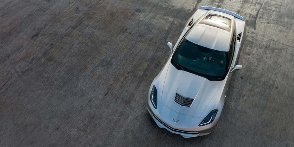 2018 Chevy Corvette Exterior View from above