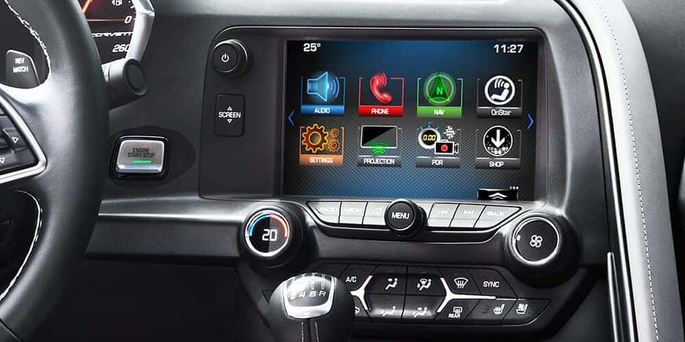 2018 Chevy Corvette Interior Touch Screen