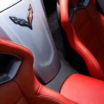 2018 Chevy Corvette Interior Badge between seats
