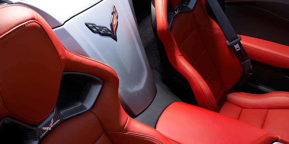 2018 Chevy Corvette Interior Badge between seats