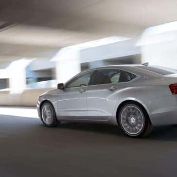 2019-Chevrolet-Impala-driving-down-street
