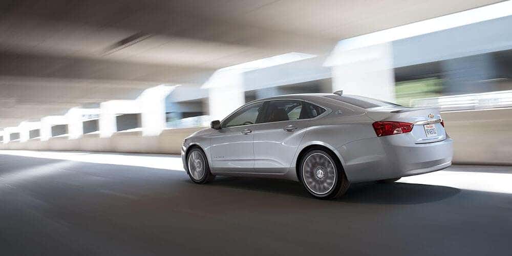 2019-Chevrolet-Impala-driving-down-street