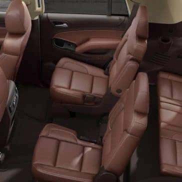 2019 Chevrolet Tahoe Interior Tan Leather Seats