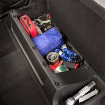 2019 colorado under seat storage
