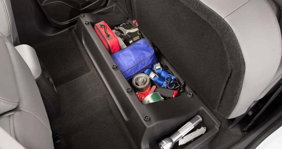 2019 colorado under seat storage