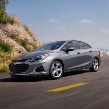 2019 Chevrolet Cruze sedan on the road