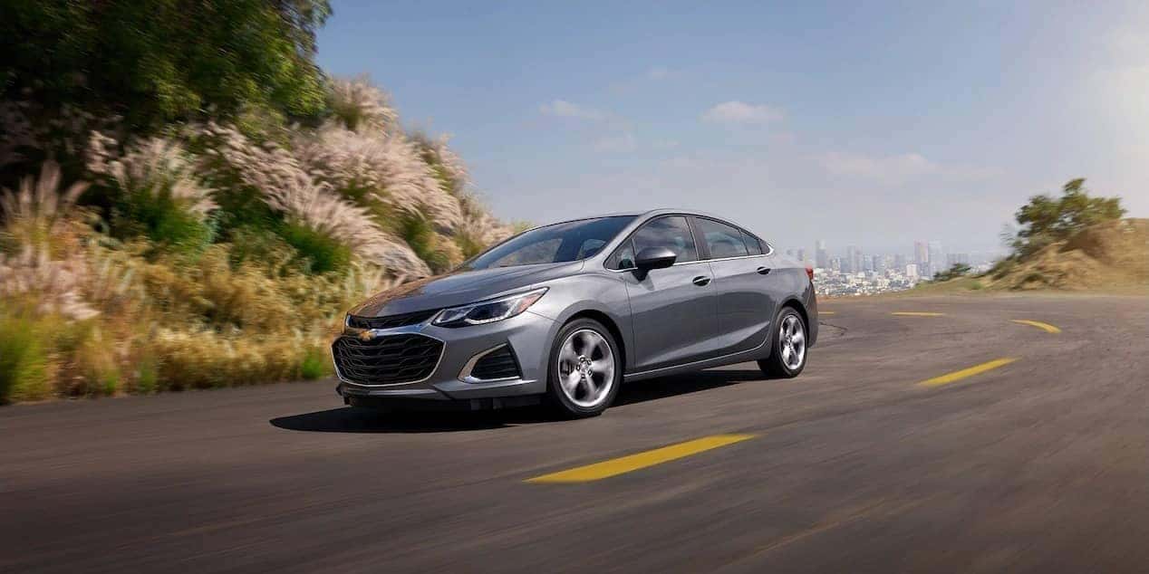 2019 Chevrolet Cruze sedan on the road