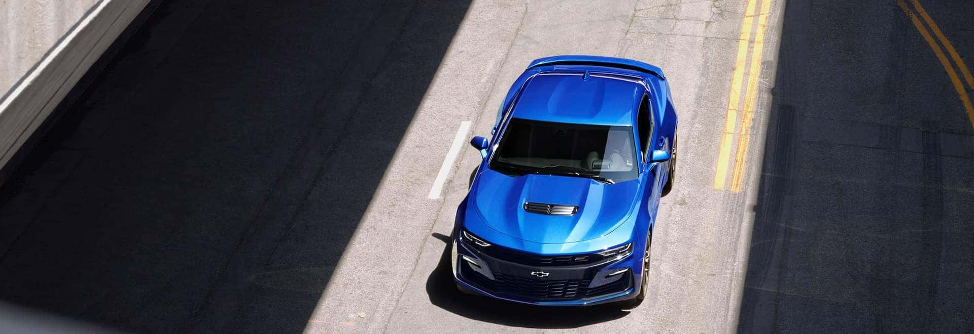 2019 Chevy Camaro on the highway