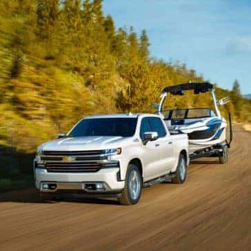 2020 Chevrolet Silverado 1500 Towing a Boat