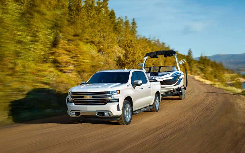 2020 Chevrolet Silverado 1500 Towing a Boat