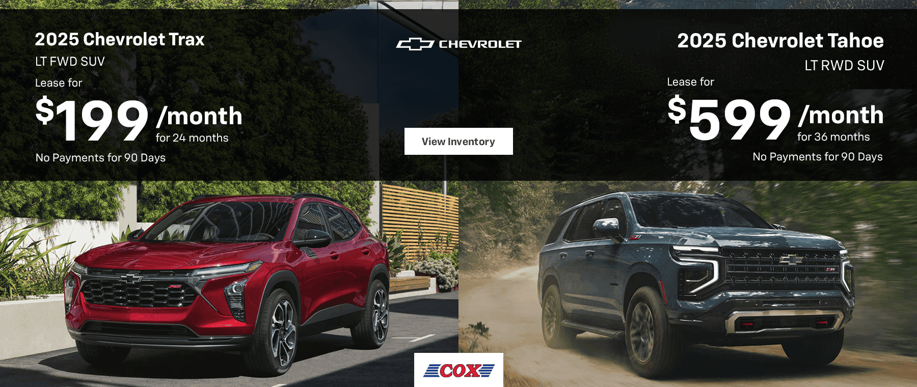 2025 Chevrolet Trax LT FWD SUV Lease for $199/mo for 24 months No Payments for 90 Days