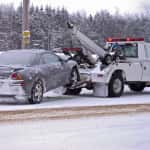 Tow Truck in Snow