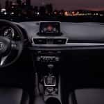 Mazda3 black interior front