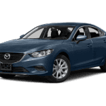 a blue 2016 mazda6