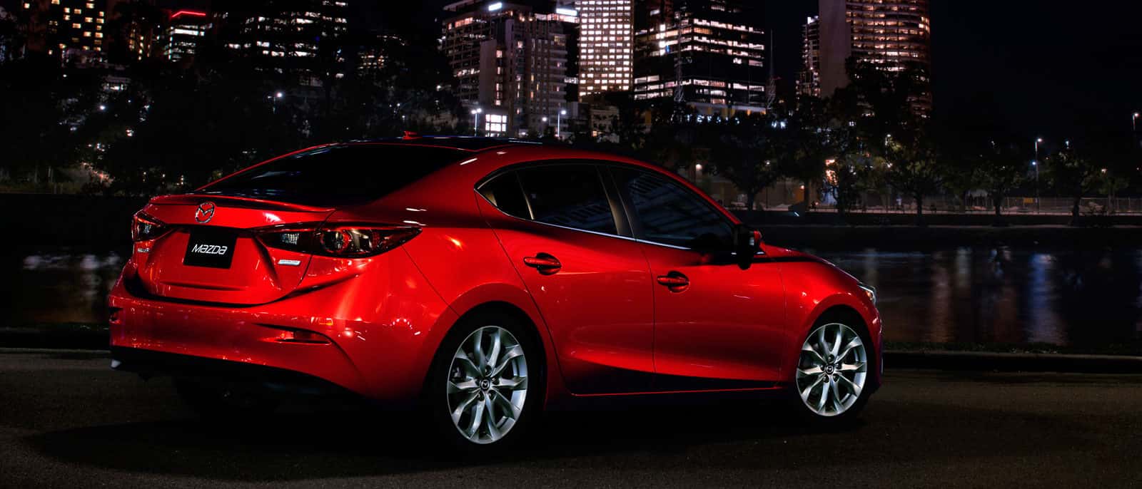 2016 Mazda3 rear view